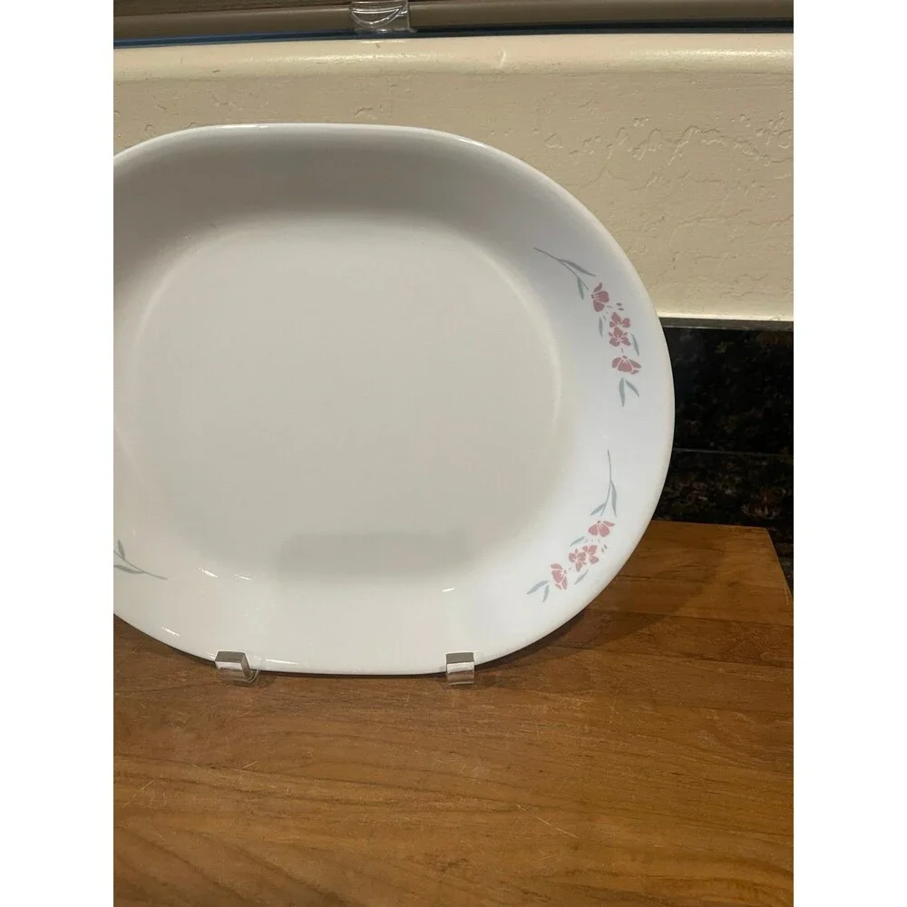Corelle Silk Blossoms Serving Platter - b